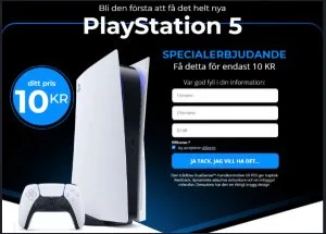 Get a chance free playstation 5