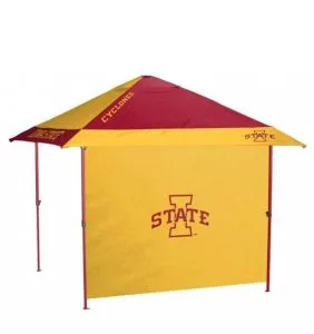 BRAND NEW NCAA Pagoda Tent with Colored Frame and Side Panel IOW