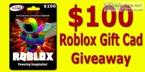 Roblox 100 Game Card