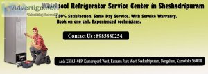 Whirlpool refrigerator service center in sheshadripuram