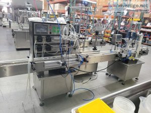 Peristaltic Filler 4x1500 Conveyor and Capper Combo