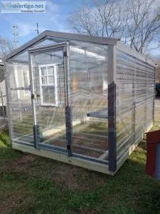8X12 GREENHOUSE - IN STOCK - BY AMERICAN-STRUCTURES