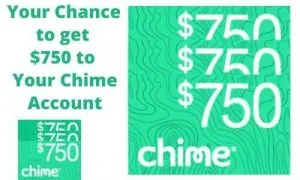 I win a 750 Chime gift card