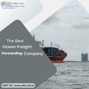 Best ocean freight forwarding companies in india