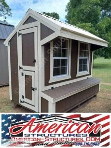 5X8 FREE RANGE COTTAGE STYLE CHICKEN COOP