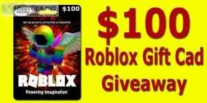 Free Roblox 100 Gift Card