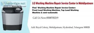 Lg washing machine repair service center in mehdipatnam