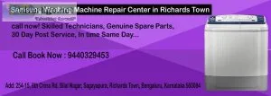 Samsung washing machine repair center in richards town