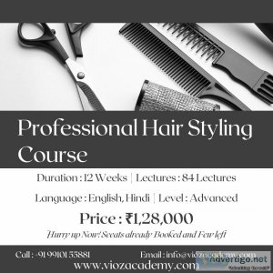 Best hairstyling courses in delhi - vioz academy