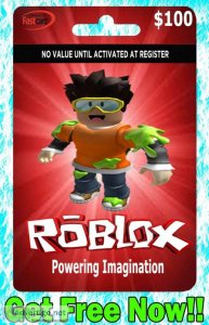 Roblox 100 Game Card