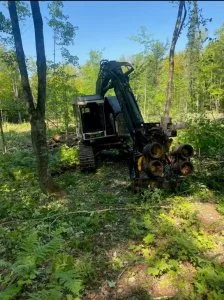 1997 Timbco 415 Feller Buncher For Sale In Mass City Michigan 49