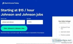 StartACareerToday - Johnson and Johnson