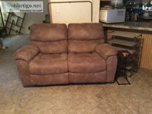 Sofa and matching loveseat