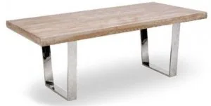 Buy Modern Venice Elm Wood Dining Table Get Free CandB Loveseat