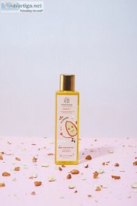 Cold-pressed almond oil is good for baby hair