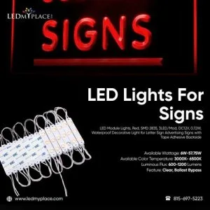 Get the Perfect Sign for Your Business with LED Lights for Signs