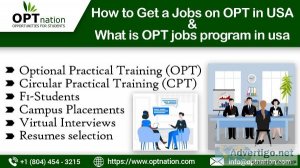 OPT jobs in USA