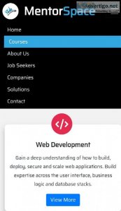 MentorSpace Website Development Lucknow India