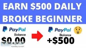 Get 500 To Your PAYPAL Account In Just A Minutes