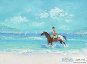 Young Rider and the Sea