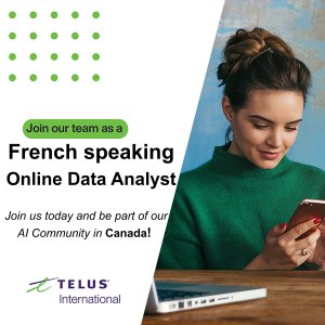 French speaking Online Data Analyst in Canada