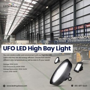Get Instant Brightness in Your Warehouses with UFO LED High Bay 