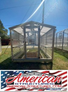 8x12 Greenhouse - In Stock - by American-Structures