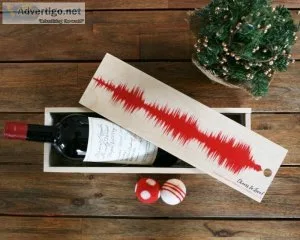 Get your 2nd anniversary soundwave art from Artsy Voiceprint