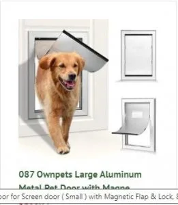Buy dog door from ownpets at minimal price range.