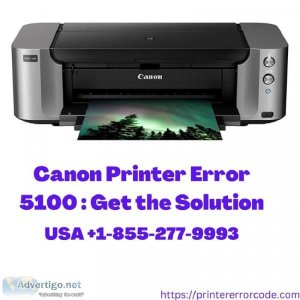 Canon Printer Error 5100  Get the Solution