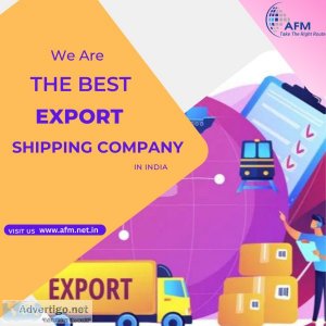 Export shipping companies in india