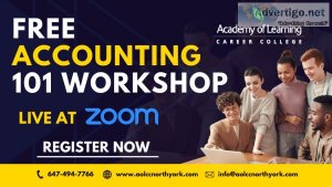 Free Accounting 101 Workshop-Best accounting Diploma in Toronto