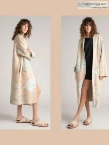 Jaipur - Designer Cotton Kaftan For Women - ZALIVAKO