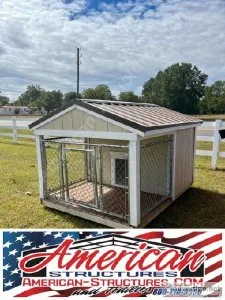 REPO 6X8 SINGLE A-FRAME DOG KENNEL - ORDER TODAY