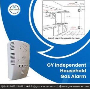 Gy independent household gas alarm gaxce sensors
