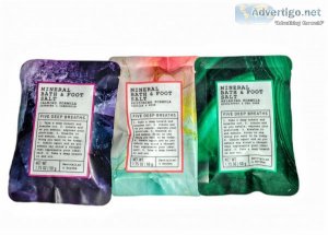 MINERAL BATH and FOOT BATH SALTS 3 PC SET