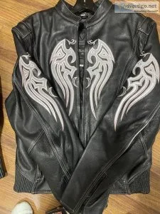 ladies and mens leather jackets