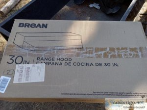 30 inch Hood above range brand new in box