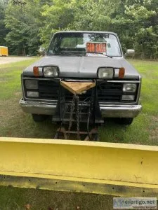 1984 Chevy 12 ton plow truck