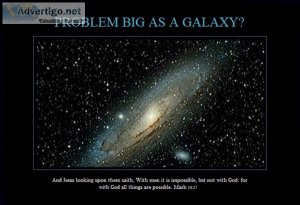 Problem Big as a Galaxy Encouraging Poster to Believe and Not Do