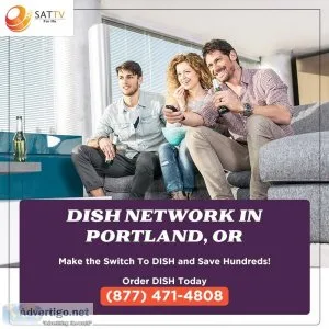 Get the channels pack with dish network in portland, or