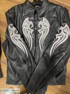 Mens and ladies leather jackets and vests