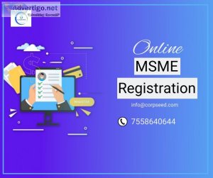 Online msme registration in india - corpseed