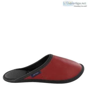 Buy All-Leather Mule Slippers For Women - Garneau Slippers