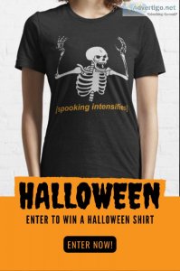 Enter to win a Free Halloween Shirt