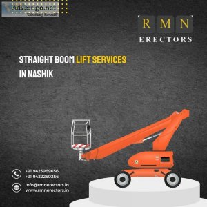 Best straight boom lift services in nashik