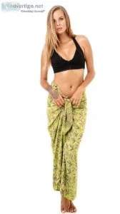 Buy Bamboo Print Long Sarong Online.