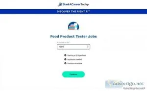 Food Tester Job