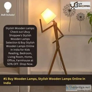 #1 buy wooden lamps, stylish wooden lamps online in india