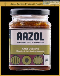 Amla gulkand - rose petal jam | aazol